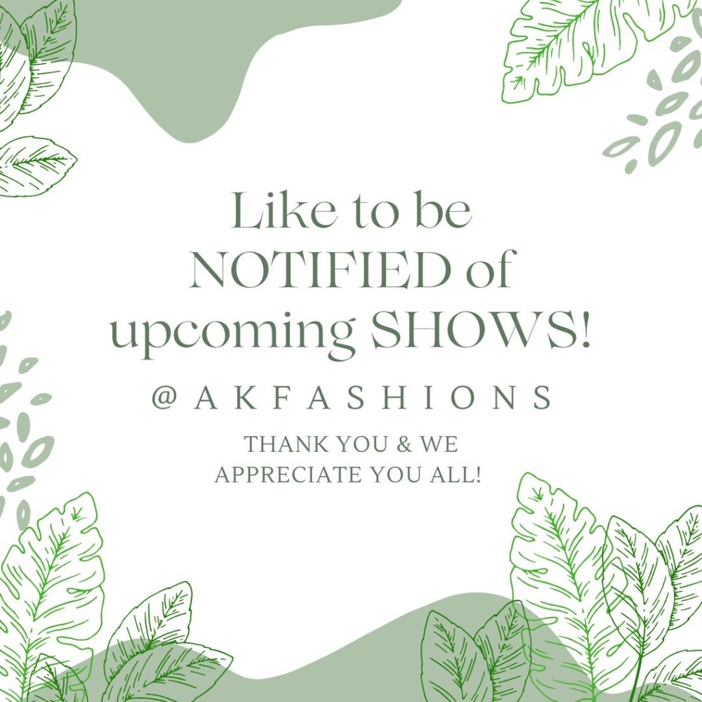 LIKE THIS POST TO BE NOTIFIED OF UPCOMING SHOWS!!! - Picture 1 of 1